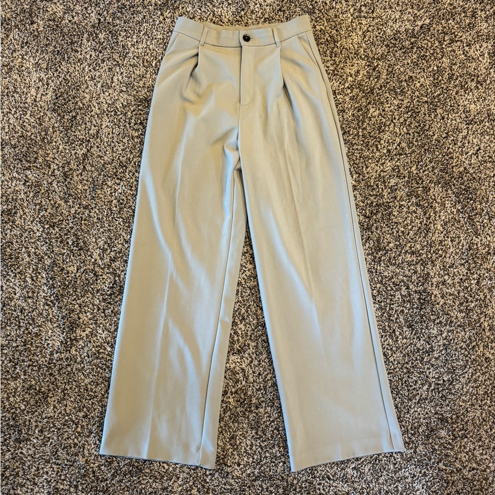 Zara Gray Trousers Size Medium